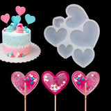 Mix heart shape lollipop mold