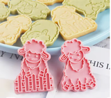 Sheep cookie cutter set