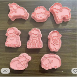 Sheep cookie cutter set