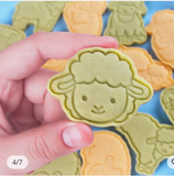 Sheep cookie cutter set