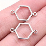 Hexagon Charm Pendant