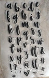 Silicon Clear Alphabet Stamp