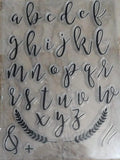 Silicon Clear Alphabet Stamp