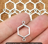 Hexagon Charm Pendant