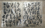 Silicon Clear Alphabet Stamp With Acrylic Pad