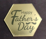 Acrylic Disc Golden Color