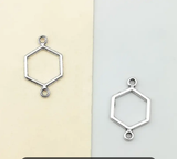 Hexagon Charm Pendant