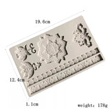 Lotus Flower Boarder Mold