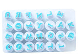 Upper case Alphabet Plunger Cutter